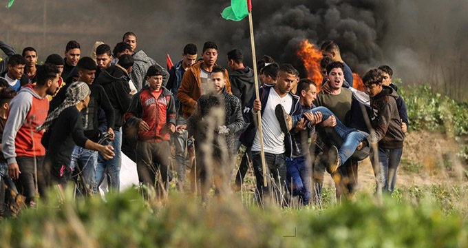 حمله توپخانه‎ای رژیم صهیونیستی به پایگاه نیروهای مقاومت در غزه