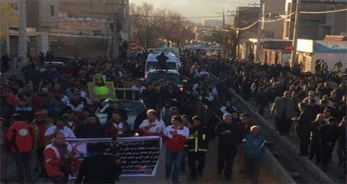 پیکر ۷ کوهنورد جان باخته مشهدی در شهرستان ازنا تشییع شد