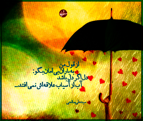 باران بی امان سید علی صالحی 
