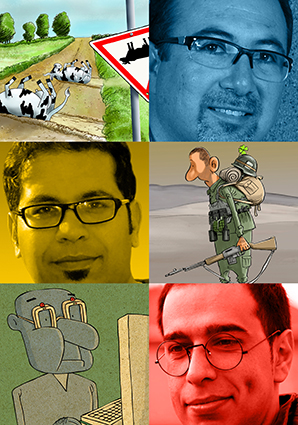 سه افتخارآفرین کارتون ایران در خانه کاریکاتور 
