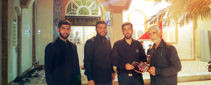 گزارش تصویری از برگزاری مجلس عزاداری سیدالشهداء در حسینیه ولیعصر (عج) بردخون