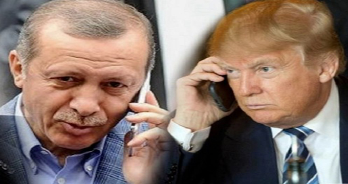 درخواست ترامپ از اردوغان درباره عملیات عفرین