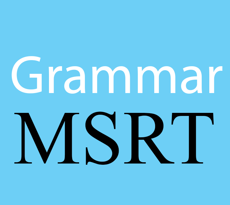 بخش دستور زبان (Grammer) آزمون زبان MSRT