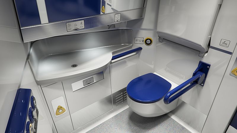 سرویس های بهداشتی در قطار