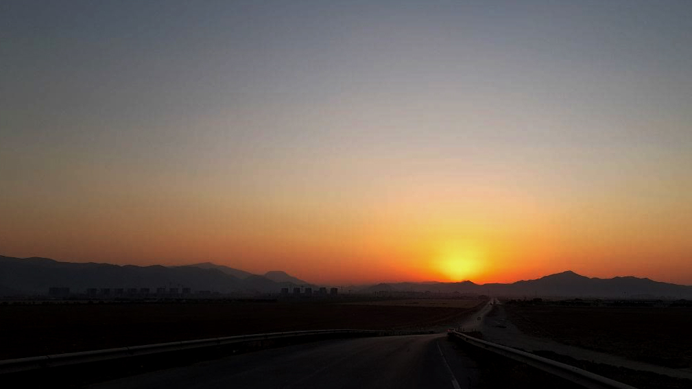 غروب خورشید اراک