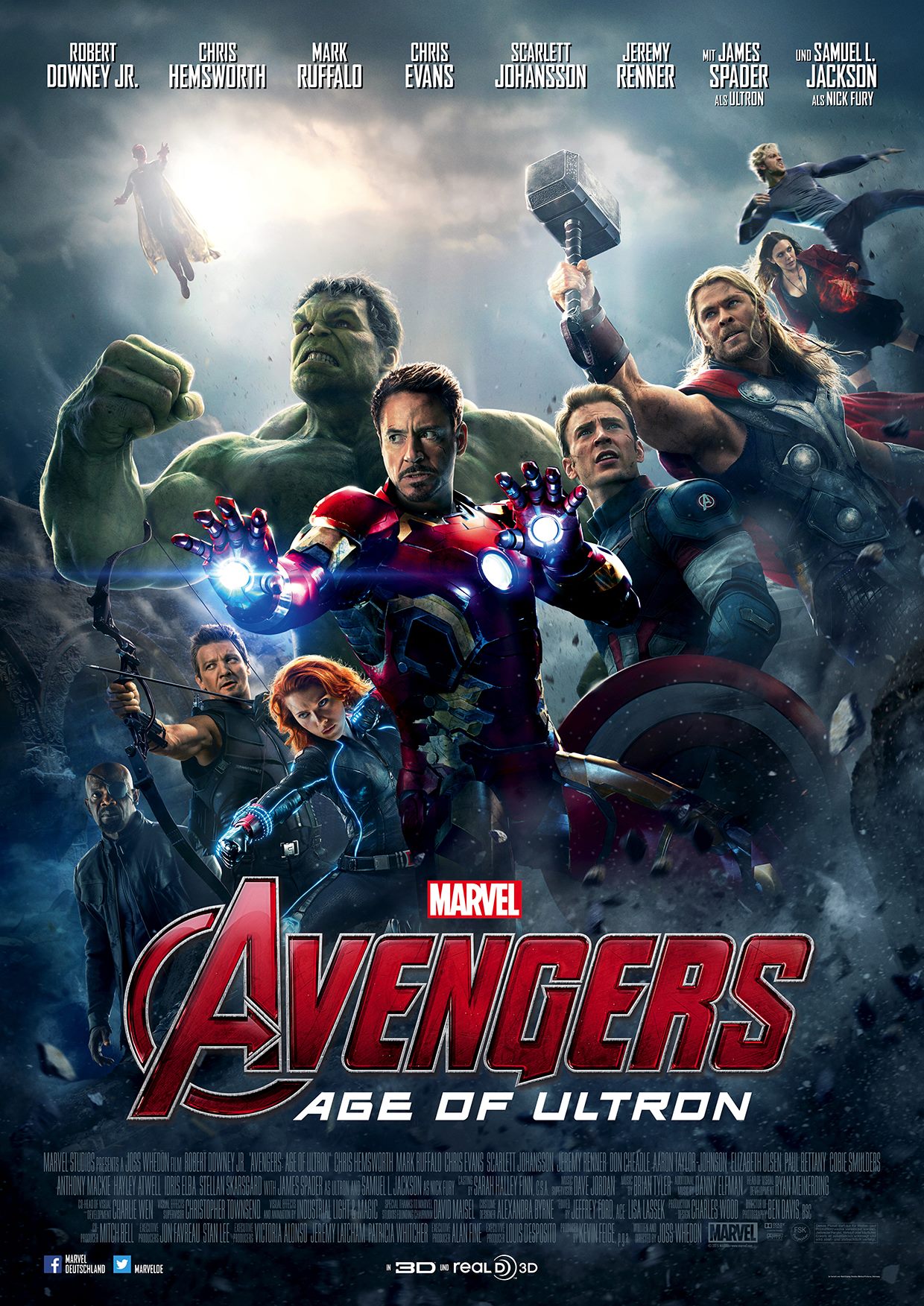 دانلود فیلم Avengers: Age of Ultron 2015