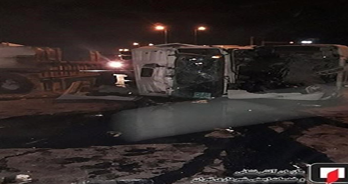 تصادف زنجیره‌ای ۱۱ وسیله نقلیه در استان تهران