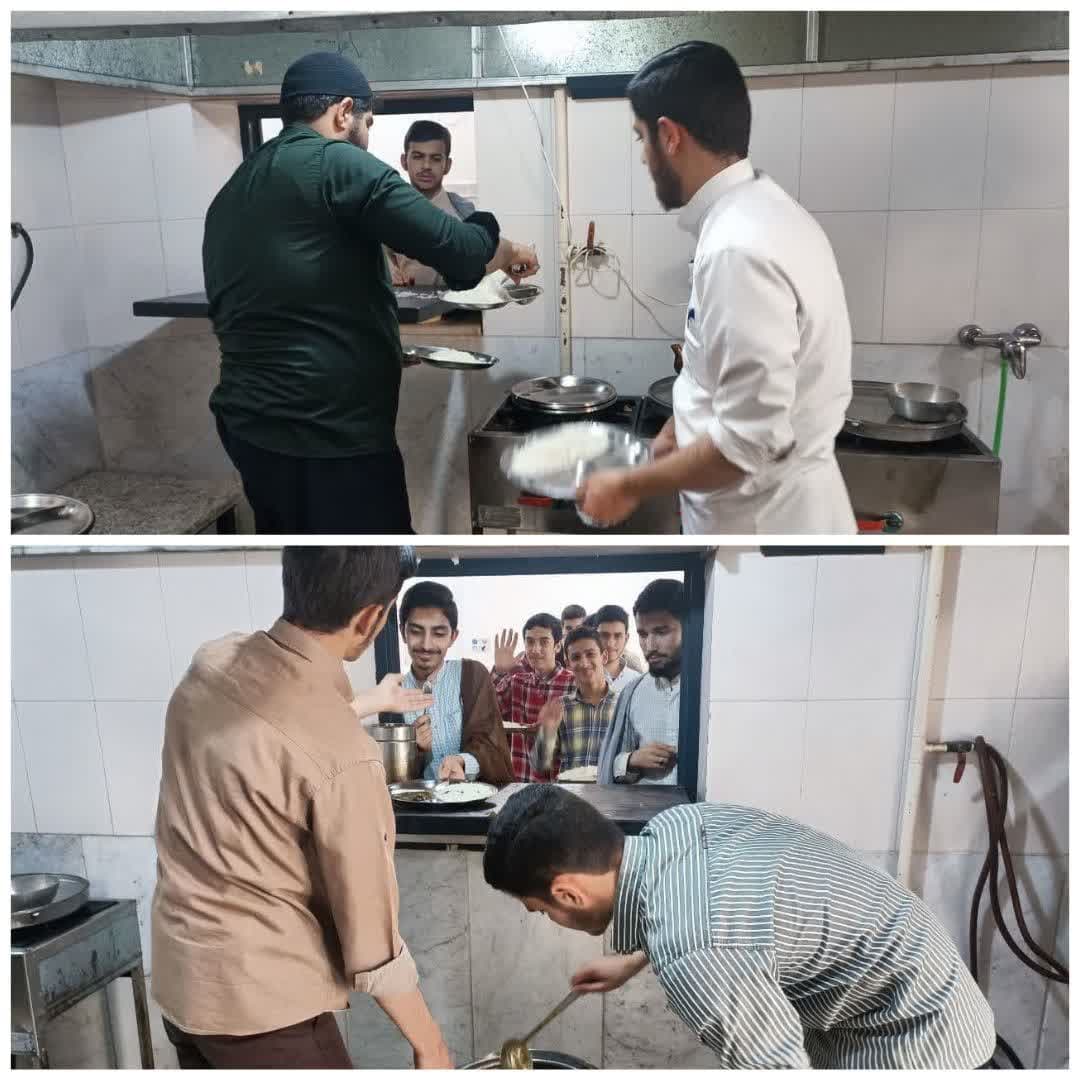 خدمتگزاری طلبگی در خانه امام زمان عجل الله فرجه