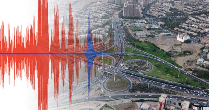 مشخص‌شدن استان‌های معین تهران در زمان زلزله