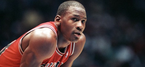 مایکل جردن بسکتبالیست حرفه ای آمریکا