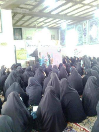 برگزاری نشست مشترک جلسات خانگی قرآن کریم همزمان با روز عفاف و حجاب در شهر شلمزار