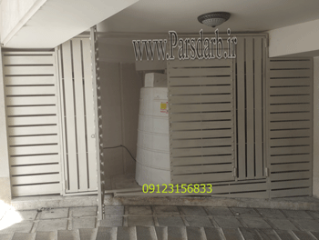 حفاظ فلزی برای منبع تانکر آب زمینی حفاظ فلزی برای منبع تانکر آب زمینی