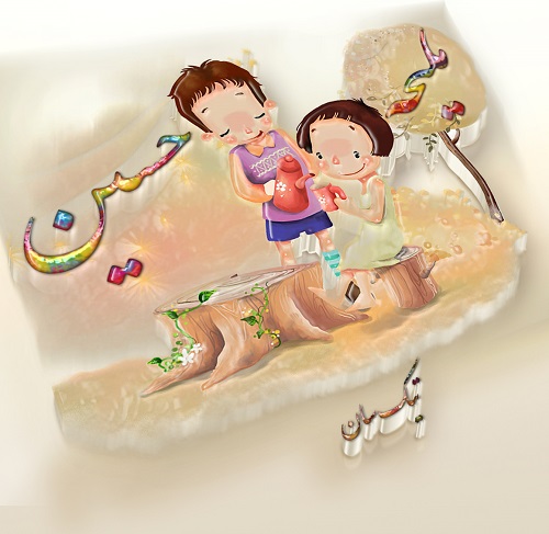 عکس پروفایل ترکیبی دو اسم حسین و ملیحه