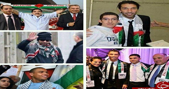 حمایت فوتبالیست‌های مطرح از فلسطین
