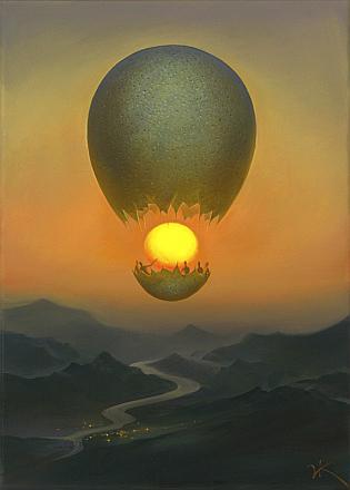پرواز خورشید - ولادیمیر کوش - Flight of the Sun - Vladimir Kush