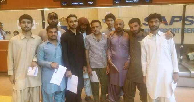 آزادی 10 ملوان ایرانی زندانی در پاکستان