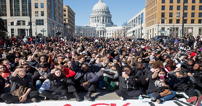 تظاهرات سراسری در 50 ایالت آمریکا