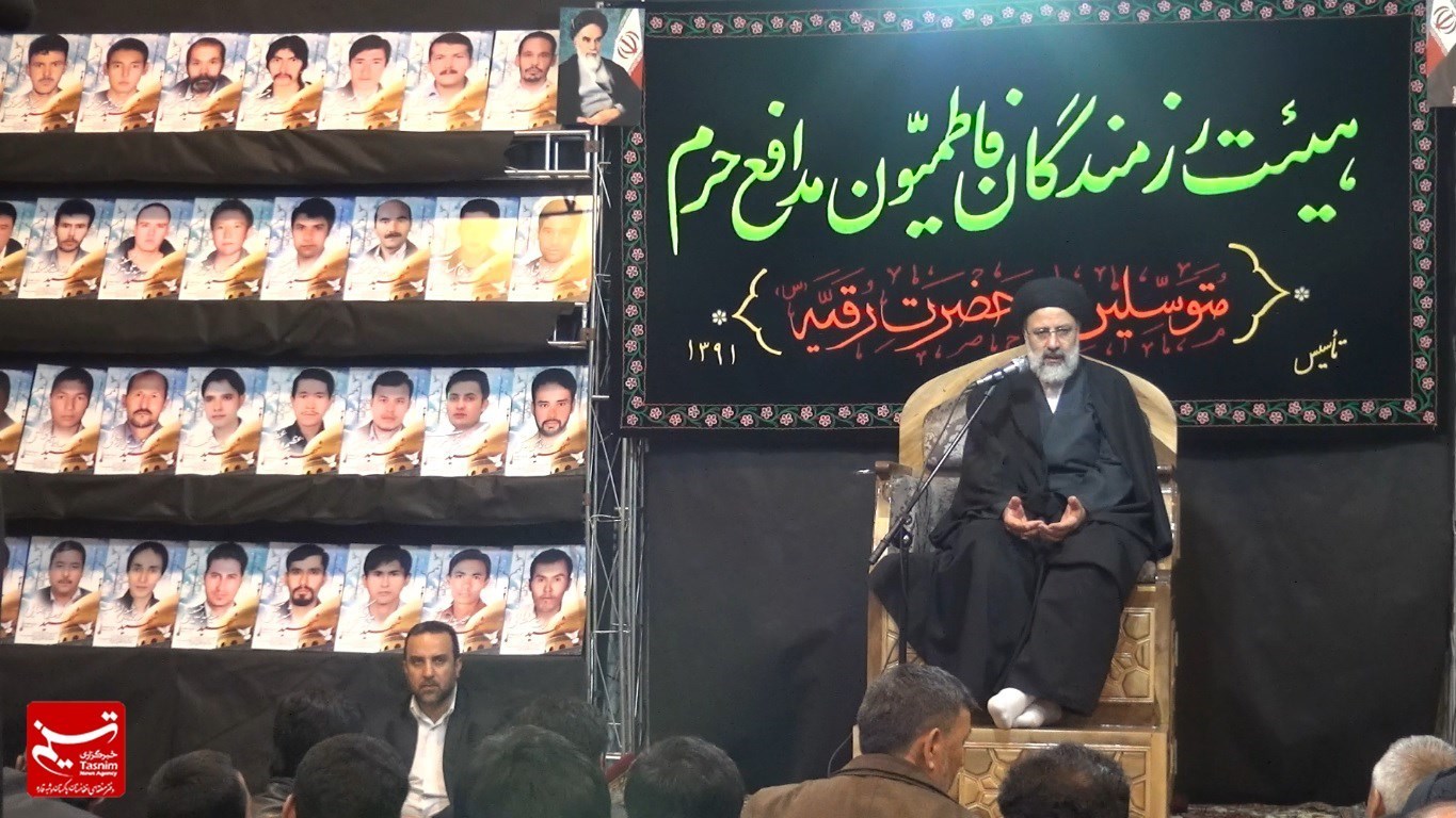 حضور تولیت آستان قدس رضوی در جمع عزاداران هیئت فاطمیون مدافعان حرم
