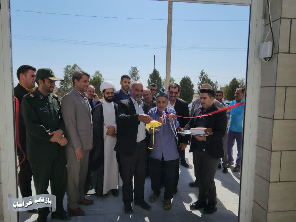 افتتاح ساختمان جدید بنیاد شهید شهرستان خوسف
