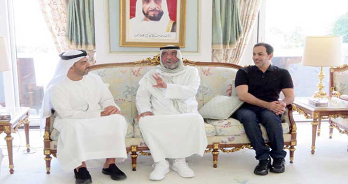 حضور علنی رئیس بیمار امارات متحده پس از ۵ ماه