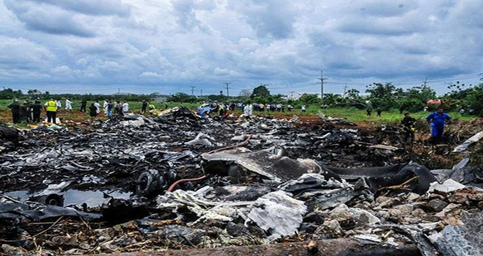 خاکستر هواپیمای مسافربری در کوبا با 100 کشته