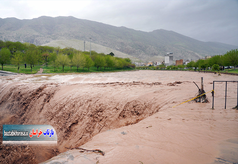 ۲ میلیون متر مکعب سیلاب وارد سدهای خراسان‌شمالی شد