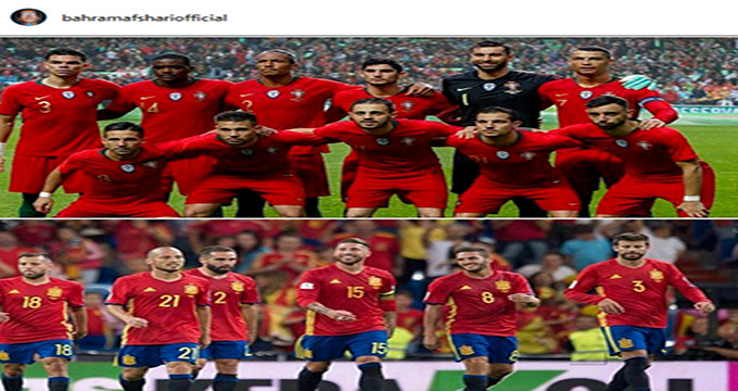 چهره ها/ کری خوانی جالب و کنایه آمیز «بهرام افشاری» برای تیم اسپانیا