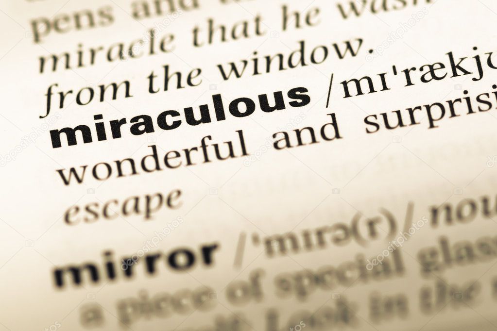 کلمه miraculous در انگلیسی به چه معناست | مثال های کاربردی برای کلمه miraculous