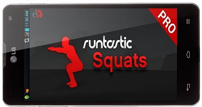 تقویت عضلات پا با runtastic Squats PRO v1.4