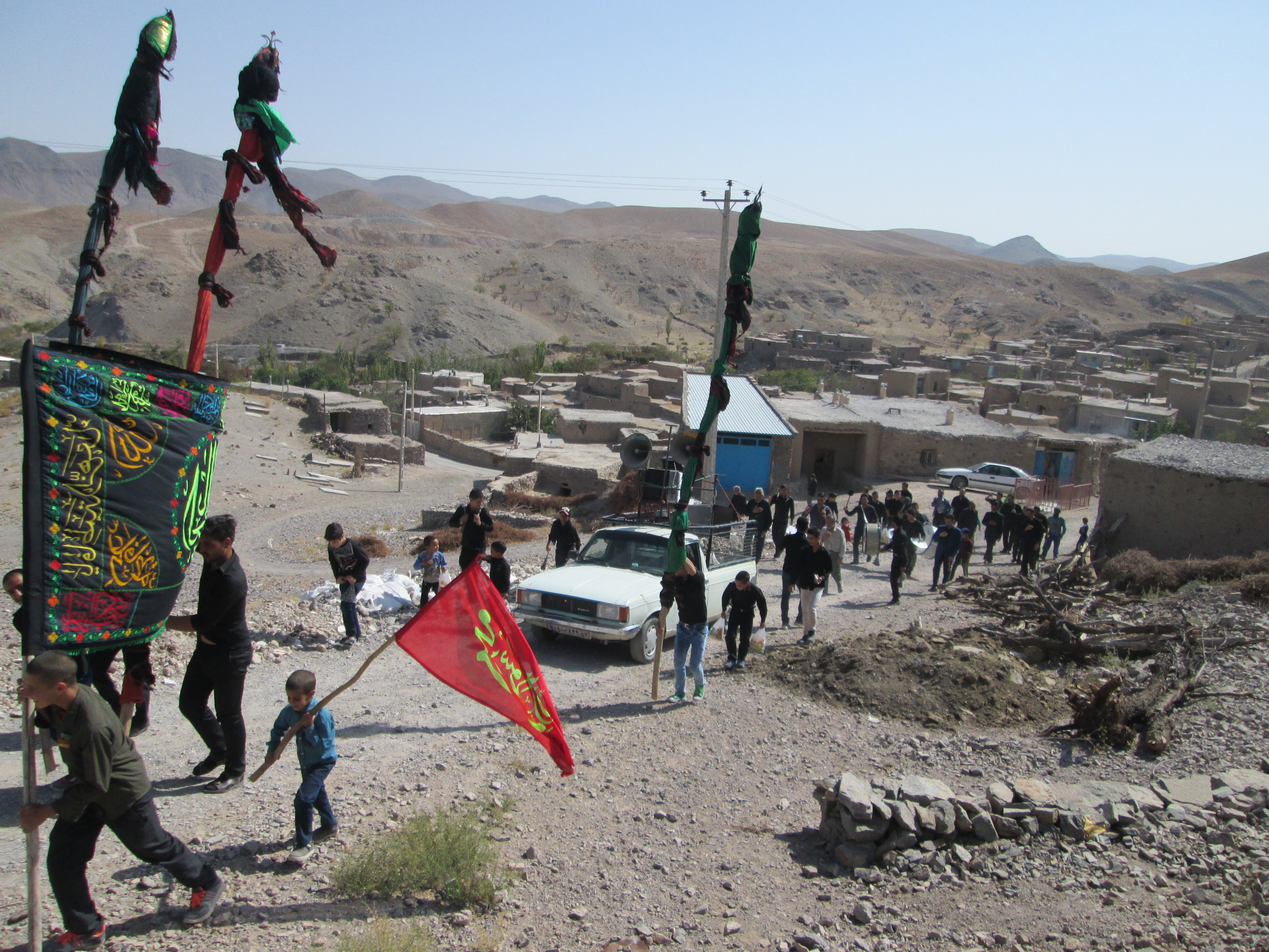 عزاداری محرم 96 مسجد جامع روستای خزان روستای خزان