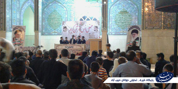 محفل انس با قرآن کریم در امامزاده عبدالمومن حبیب آباد