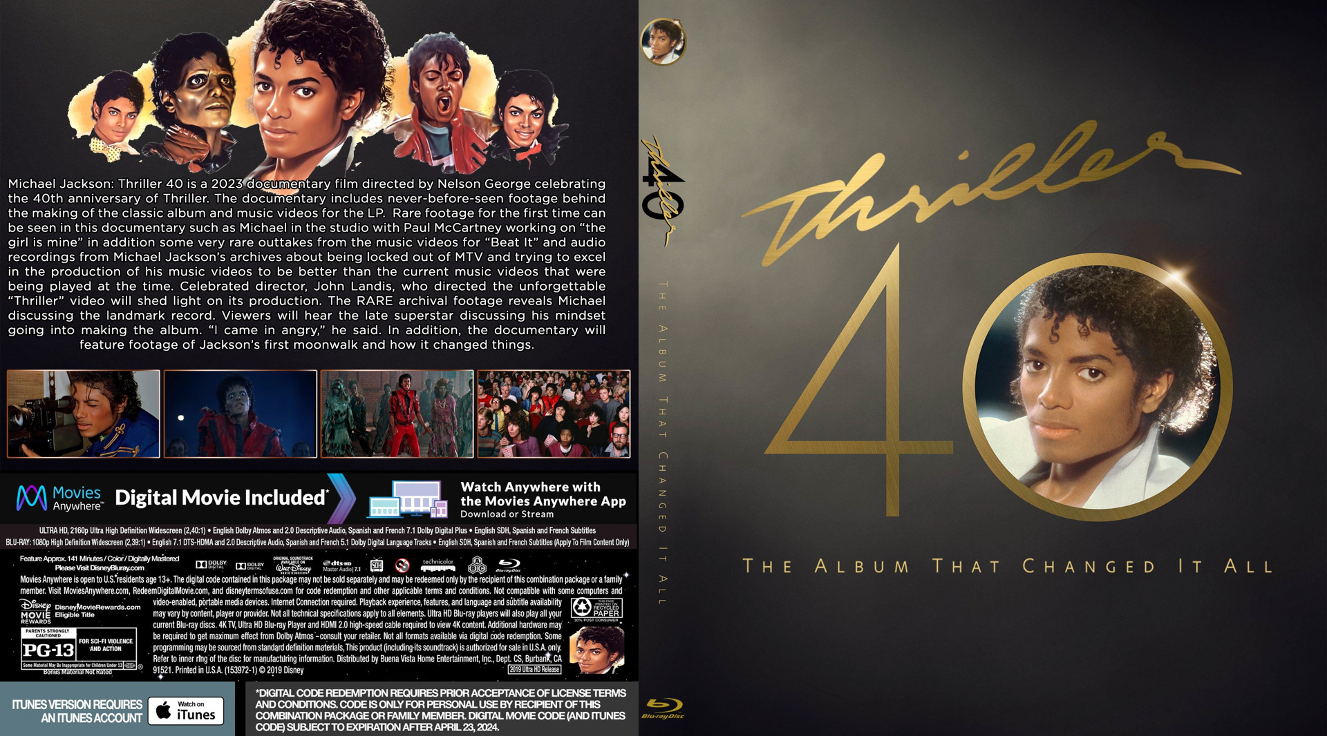 مستند مایکل جکسون thriller 40 2023