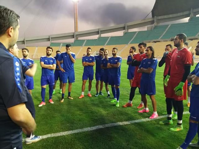 تمرین سوریه برای بازی ایران در ورزشگاه تختی برگزار شد + عکس
