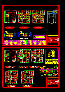 نمونه نقشه تاسیسات الکتریکی با فرمت ..DWG