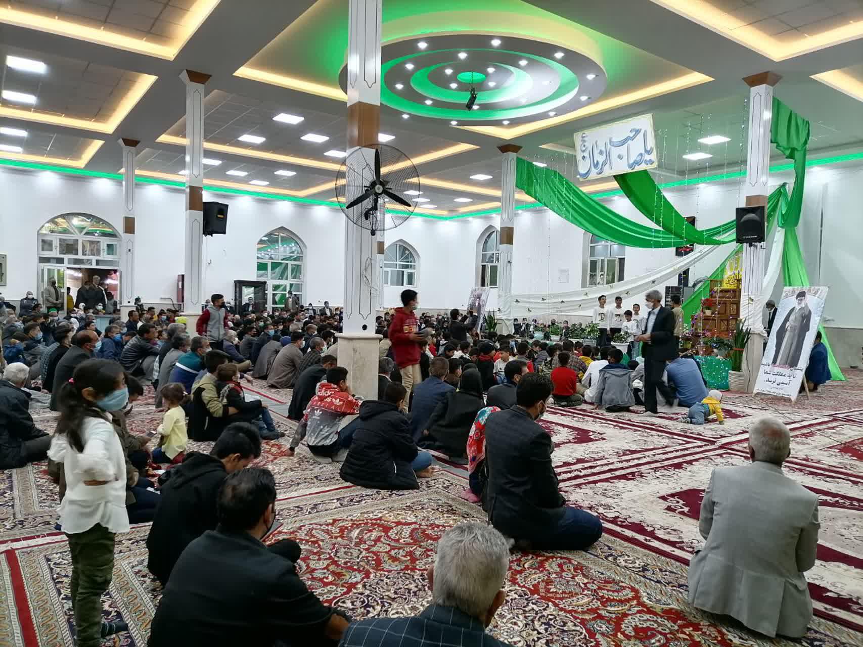 مراسم جشن بزرگ نیمه شعبان در عباسیه ارسک به روایت تصویر