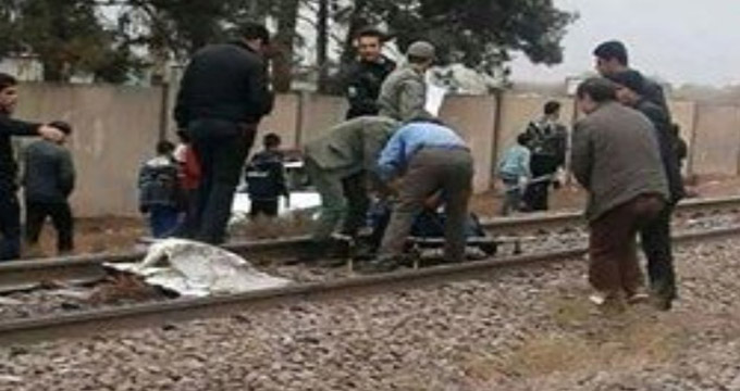 برخورد مرگبار قطار با جوان ۱۸ ساله در همدان