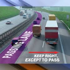 معنای عبارت  Passing lane