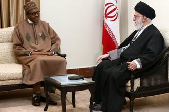 دیدار رئیس جمهوری نیجریه با رهبر معظم انقلاب اسلامی