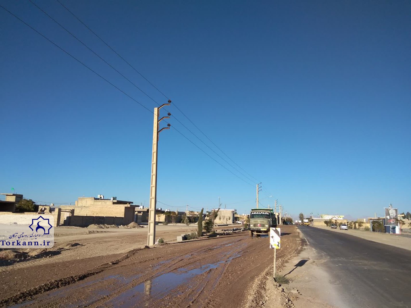 گزارش پروژه در حال احداث بلوار جاده ترکان توتک