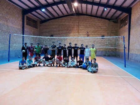 تشکیل تیم ورزشی با حضور قرآن آموزان شهر ناغان