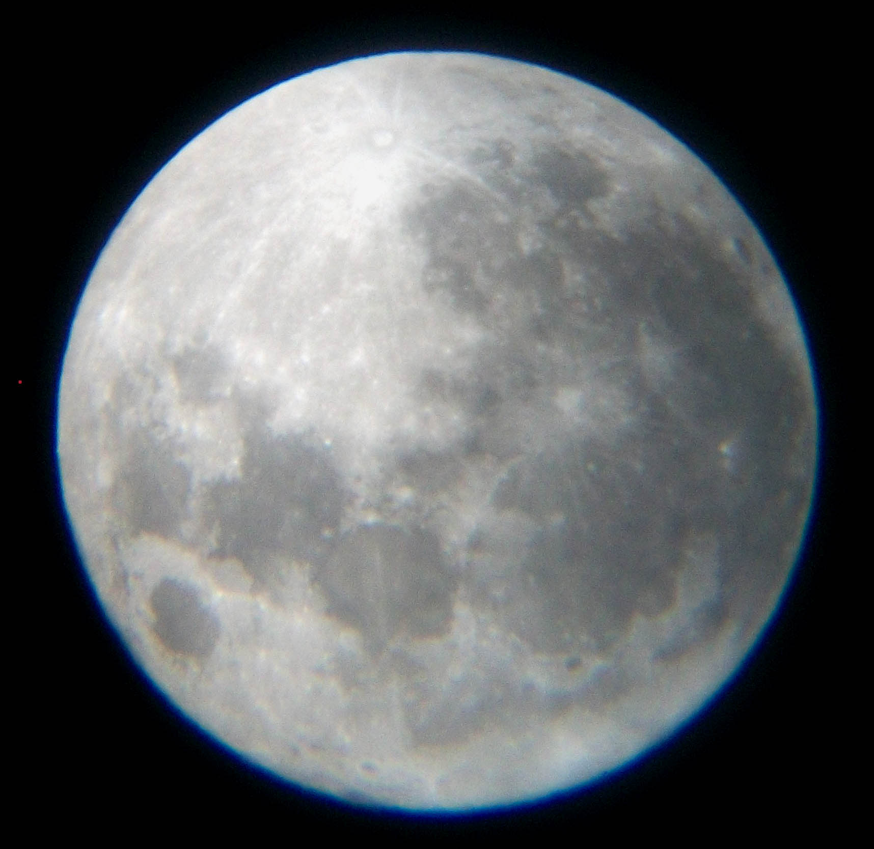 عکس ماه گرفته شده توسط خودم با تلسکوپ از بزرگ ترین ماه 62 سال