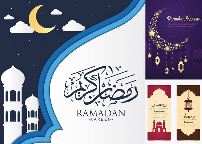 طرح لایه باز ماه رمضان