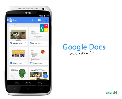 دانلود برنامه رسمی اسناد گوگل Google Docs 1.6.172.11.40 برای اندروید