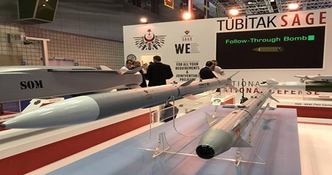 ترکیه اولین موشک‌های بومی هوا به هوای خود را آزمایش کرد