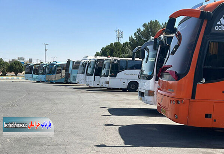 ۲۸۴ اتوبوس از خراسان جنوبی آماده اعزام زائران اربعین