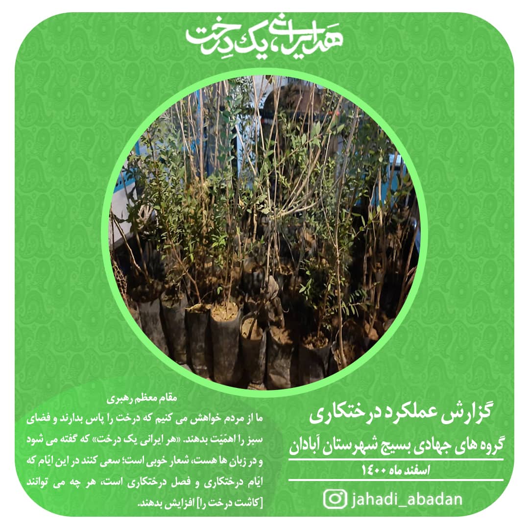 هر ایرانی یک درخت