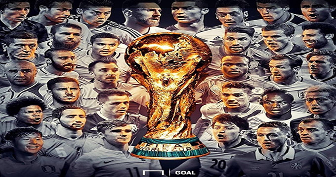 همه ستاره‌های جام جهانی در یک قاب
