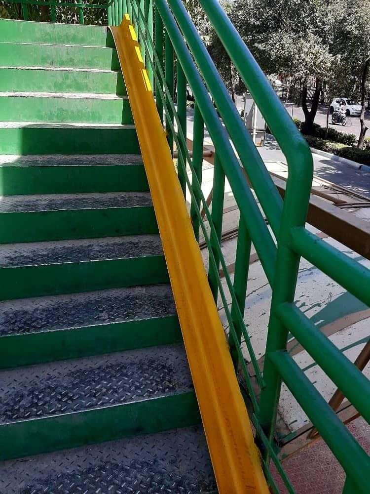 📷 مناسب سازی پلهای عابر پیاده اصفهان برای دوچرخه سواران