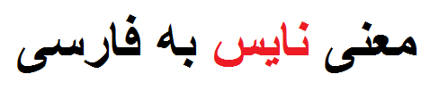 معنی نایس به فارسی