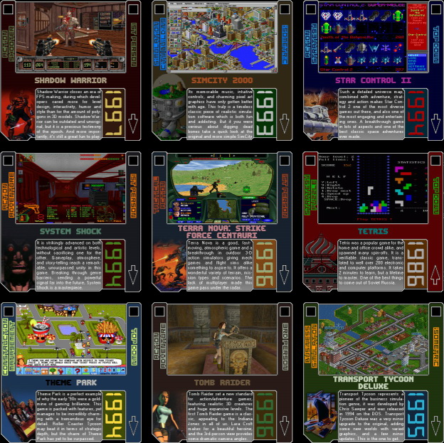 لیست بازیهای سیستم عامل داس